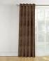 Light color custom curtains in roman and pleated pattern for  living room window